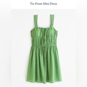 Abercrombie Tie Front Mini Dress